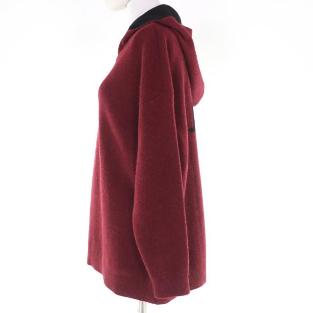 極美品☆Christian Dior クリスチャンディオール 844S92AM009 J’ADIR カシミヤ ニットパーカー レッド系 40 伊製 正規品 レディース_1