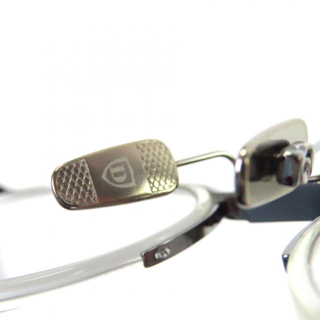 極美品▼DITA ディータ DTX131 SCHEMA-TWO メガネ 眼鏡 アイウェア アンティークシルバー クリア 49□20-145 日本製 メンズ_7
