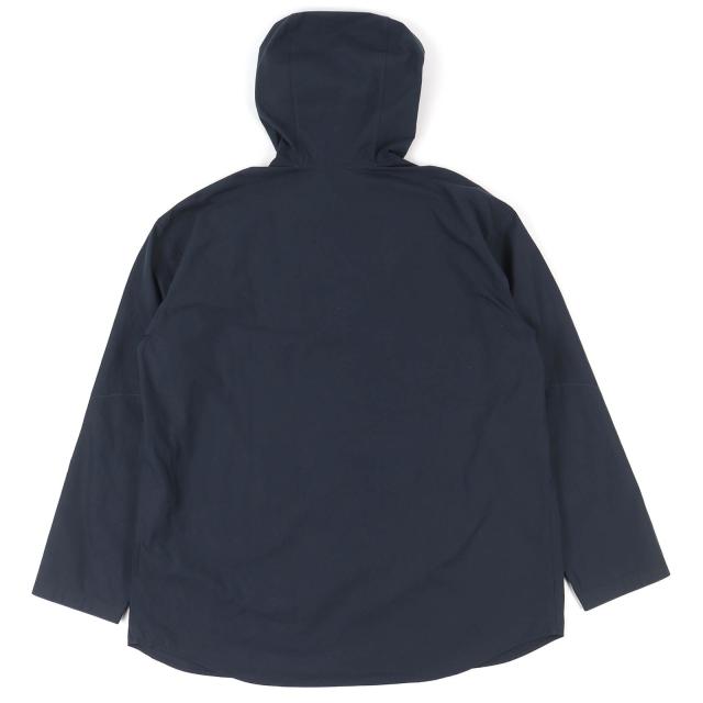 未使用品△HERMES エルメス H566160H2 コットン100％ ジップアップ フード付き ブルゾン ジャケット 薄手 ネイビー 15/38 仏製 正規品_1