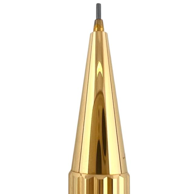 極美品▲Cartier カルティエ マスト ドゥ カルティエ トリニティ ストライプ柄 シャープペンシル ゴールド ボルドー フランス製 メンズ_6