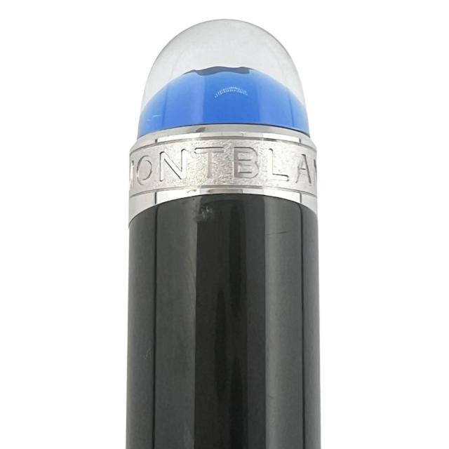 美品▲MONTBLANC モンブラン スターウォーカー ブルードーム ホワイトスター ツイスト式 ボールペン ブラック 箱・ケース付き メンズ_6