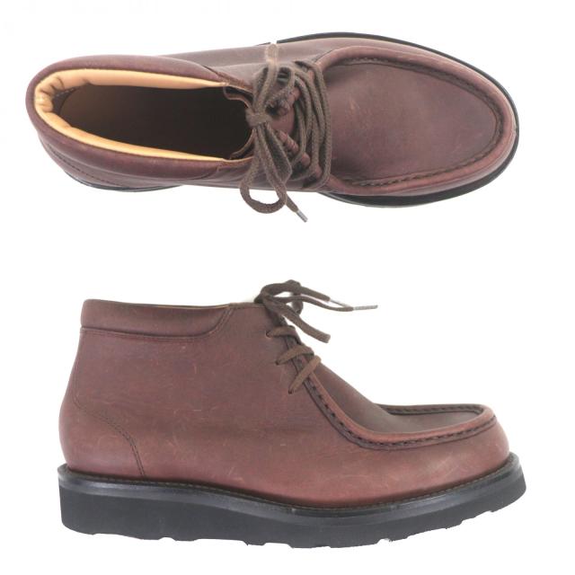 極美品▼REGAL Shoe & Co. リーガル シュー＆カンパニー 23AW TYROLEAN BOOTS レザー 在原みゆ紀コラボ チロリアンブーツ 24.5 メンズ_4