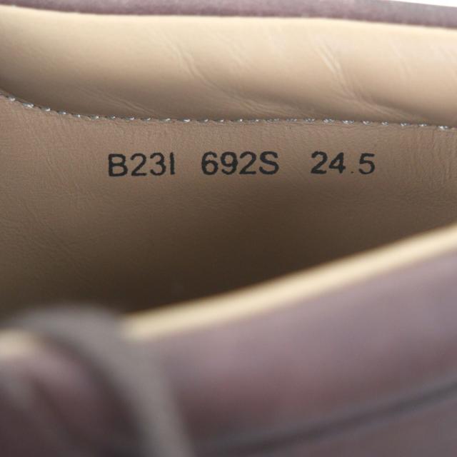 極美品▼REGAL Shoe & Co. リーガル シュー＆カンパニー 23AW TYROLEAN BOOTS レザー 在原みゆ紀コラボ チロリアンブーツ 24.5 メンズ_6