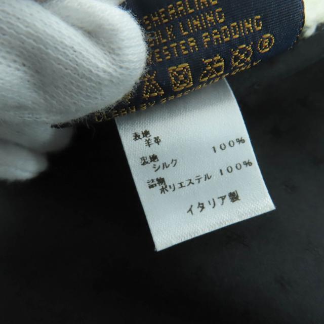 美品☆LOUIS VUITTON ルイヴィトン M77054 エシャルプ・シャーリング LVロゴ シアリングムートン マフラー アイボリー 伊製 正規品_6