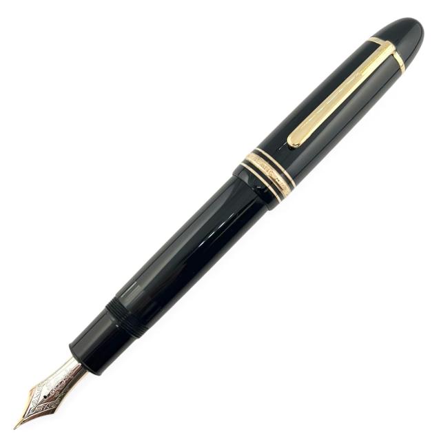 美品▲MONTBLANC モンブラン マイスターシュテュック 149 ペン先14C EFニブ ホワイトスター 万年筆 ブラック ゴールド ドイツ製 メンズ