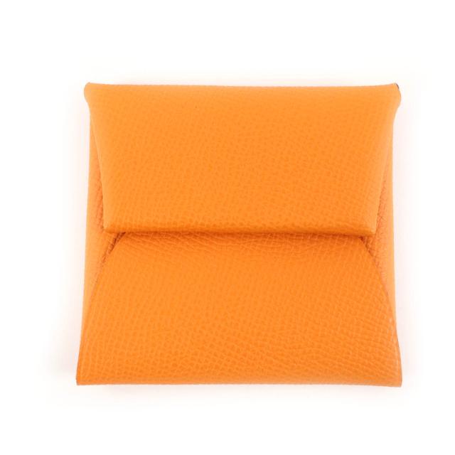 未使用品☆HERMES エルメス バスティア オレンジ ヴォーエプソン