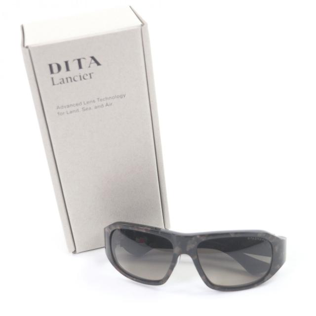 極美品□DITA ディータ DTS746-A-02 ZINZIRE マーブル柄 サングラス アイウェア クリアブラック 56□16-123 箱付き 日本製 メンズ 極美品□DITA ディータ DTS746-A-02 ZINZIRE マーブル柄 サングラス
