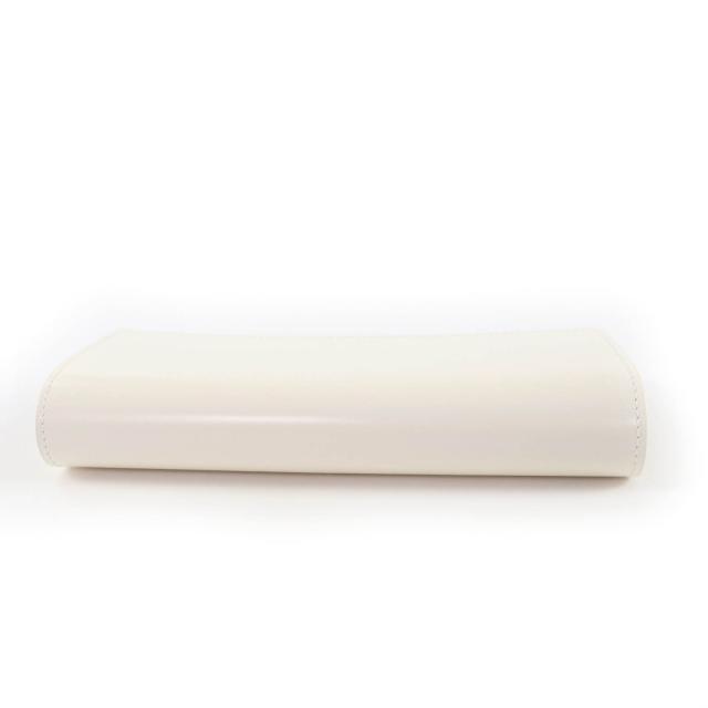 未使用品☆JIL SANDER ジルサンダー ロゴ入り レザー ロングウォレット 長財布 ホワイト 保存袋付き イタリア製 レディース_4