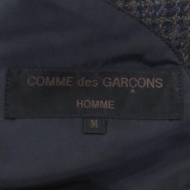 極美品□COMME des GARCONS HOMME コムデギャルソンオム ヴィンテージ 田中オム AD1990 ツイードジャケット マルチ M 日本製 正規品_5