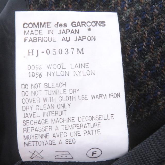 極美品□COMME des GARCONS HOMME コムデギャルソンオム ヴィンテージ 田中オム AD1990 ツイードジャケット マルチ M 日本製 正規品_7