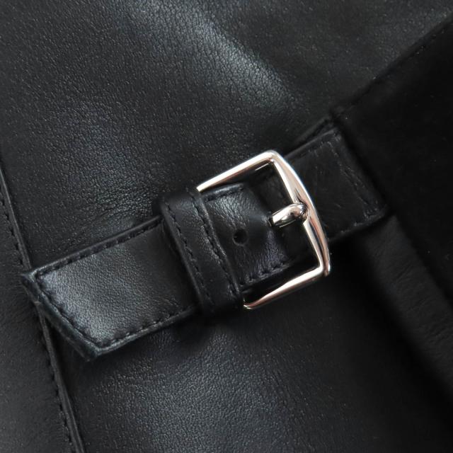 美品◇HERMES エルメス 2023年製 232007Z イロナ ヒローナ55 ベロア・レザー切り替え ロングブーツ ブラック 36 保存袋付き イタリア製_7
