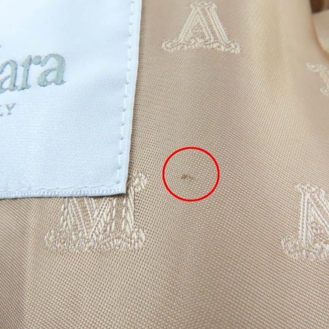極美品☆Max Mara マックスマーラ 101101016 テディベアコート キャメル100％ シルク混 ベージュ ゴールドラメ M イタリア製 正規品_8
