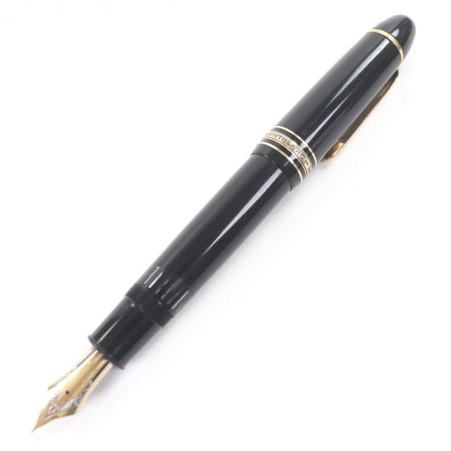 良品□MONTBLANC モンブラン ヴィンテージ マイスターシュテュック 149 ペン先18K EFニブ 70-80s 万年筆 ブラック ゴールド ドイツ製