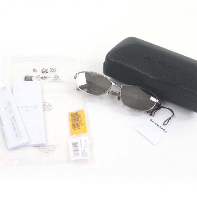 未使用品□BALENCIAGA バレンシアガ BB0357SA ミラーレンズ アイウェア 
