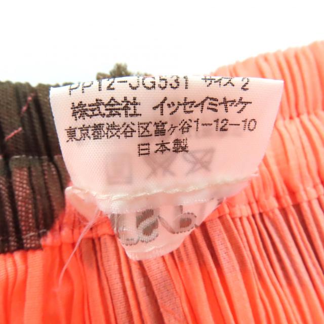 極美品◇PLEATS PLEASE プリーツプリーズ イッセイミヤケ PP12-JG531 花柄デザイン プリーツスカート マルチ 2 日本製 正規品 レディース_6