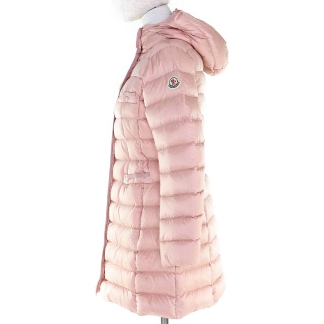 未使用品◇MONCLER モンクレール 23-24AW I29541C00014 HIRMA ロゴワッペン付き ダウンコート ピンク 12anni152cm 正規品 キッズ 大人OK_1