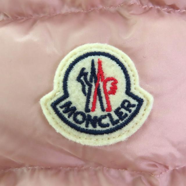 未使用品◇MONCLER モンクレール 23-24AW I29541C00014 HIRMA ロゴワッペン付き ダウンコート ピンク 12anni152cm 正規品 キッズ 大人OK_5