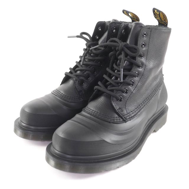 未使用品★Dr.Martens ドクターマーチン 32119001 Fleece Lined Sub Boots 1460 レースアップ レザー ショートブーツ ブラック UK5 箱付