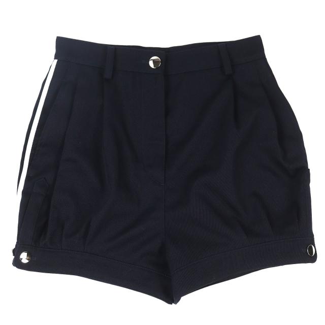 極美品△PRADA プラダ 20SS P296CG 手入らず毛糸100％ 側面生産ライン 遊撃手ズボン下 米国海軍 40 イタリア製 定まり品 レディース
