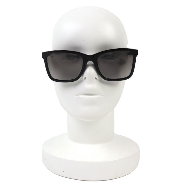 極美品△CHANEL シャネル 5551-U レクタングル シェイプ サングラス ココマーク ロゴ アイウェア 現行品 ブラック 56□20 145 デモレンズ