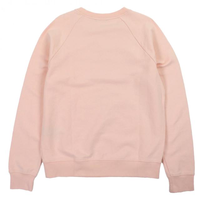 極美品▼BALMAIN バルマン JQ005B027 コットン100% ロゴプリント プルオーバー トレーナー ジャージ スウェット ピンク XL 正規品 メンズ_2