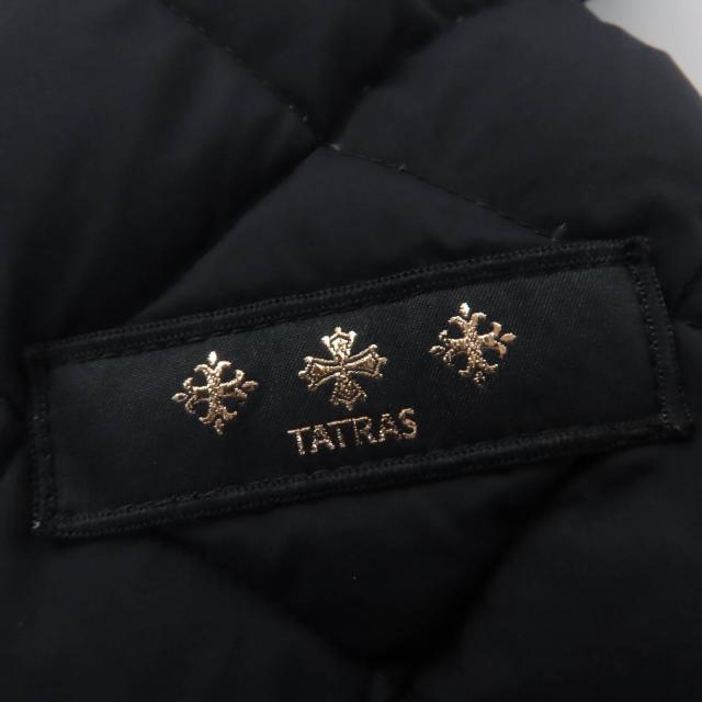美品☆TATRAS タトラス 22AW LTSE22A4399-D PALMA ファー・フード・ベルト付 キルティングダウンコート ブラック 03 正規品 レディース_6