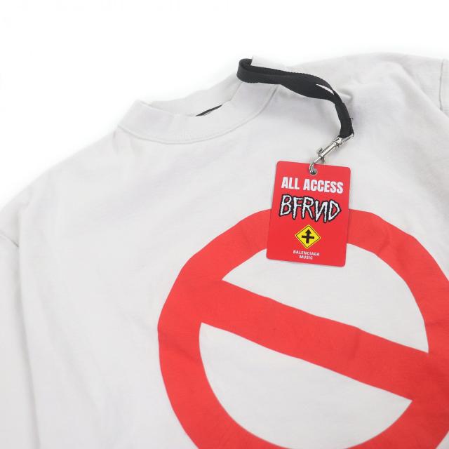 未使用品□BALENCIAGA バレンシアガ 24SS 787358 INSIDE-OUT T-SHIRT BFRND LIMITED EDITION 57/500 半袖Ｔシャツ グレー 1 正規品_1