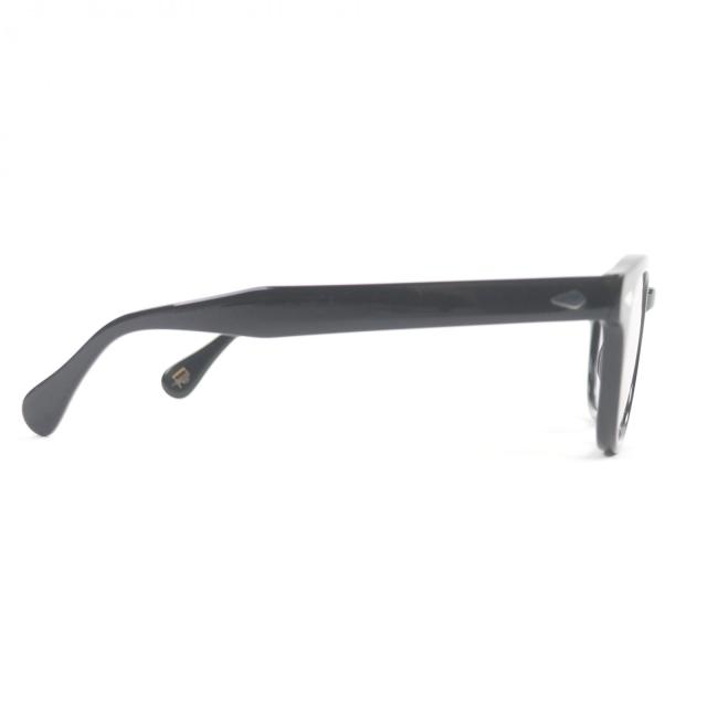 美品□MOSCOT モスコット LEMTOSH レムトッシュ ウェリントンフレーム メガネ 眼鏡 アイウェア ブラック 46□24-145 ケース付き メンズ