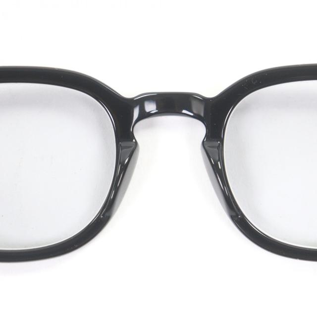 美品□MOSCOT モスコット LEMTOSH レムトッシュ ウェリントンフレーム メガネ 眼鏡 アイウェア ブラック 46□24-145 ケース付き メンズ