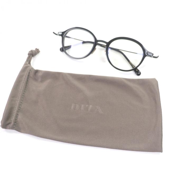 未使用品▼DITA ディータ DTX451-A-06 STATESIDE-FOUR 現行品 メガネ 眼鏡 アイウェア ブラック 49□21-145 デモレンズ_1