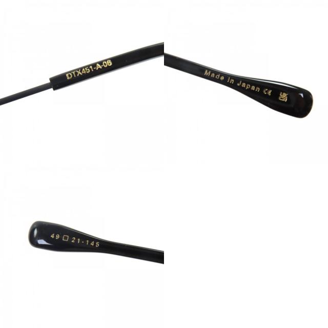 未使用品▼DITA ディータ DTX451-A-06 STATESIDE-FOUR 現行品 メガネ 眼鏡 アイウェア ブラック 49□21-145 デモレンズ_9
