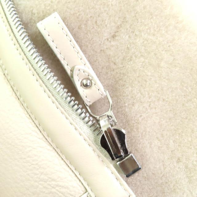 未使用品◇HERMES エルメス 25AW 5H1229D5 2way ムートン シープスキン リバーシブル ベスト ベージュ 38 イタリア製 正規品 レディース_7