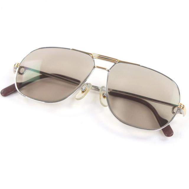 美品□Cartier カルティエ ヴィンテージ トリニティ ツーブリッジ 