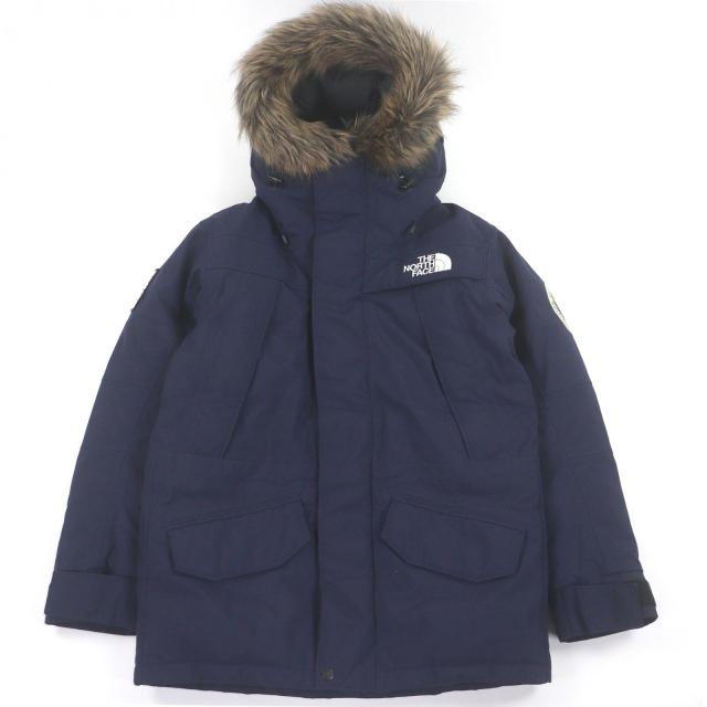 極美品□THE NORTH FACE ザ・ノースフェイス ND92032 Antarctica Parka GORE-TEX フーデッド ダウンジャケット ネイビー M 正規品 メンズ