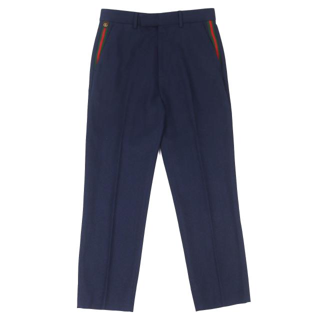 極美品△GUCCI グッチ 668588 コットン100% ウェブストライプ GG 