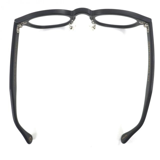 極美品▼MOSCOT モスコット LEMTOSH レムトッシュ メガネ 眼鏡 アイウェア マットブラック 44□24-140 度入り ケース付き メンズ