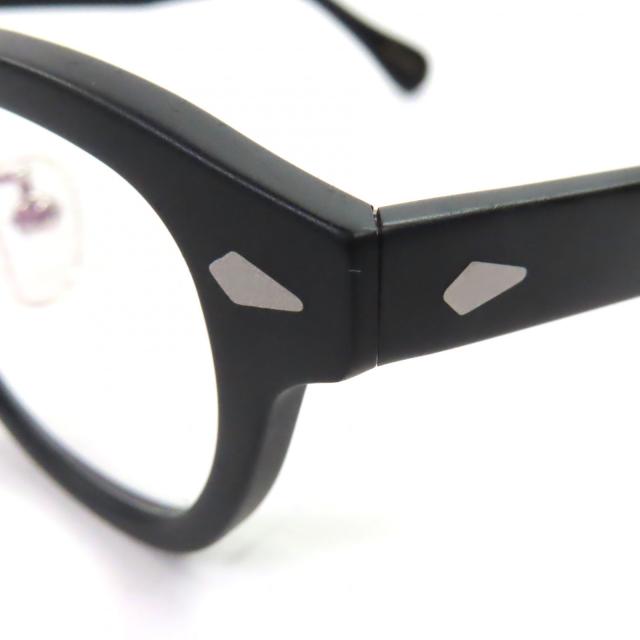 極美品▼MOSCOT モスコット LEMTOSH レムトッシュ メガネ 眼鏡 アイウェア マットブラック 44□24-140 度入り ケース付き メンズ