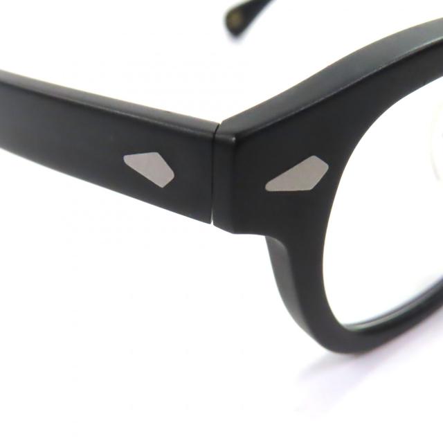 極美品▼MOSCOT モスコット LEMTOSH レムトッシュ メガネ 眼鏡 アイウェア マットブラック 44□24-140 度入り ケース付き メンズ