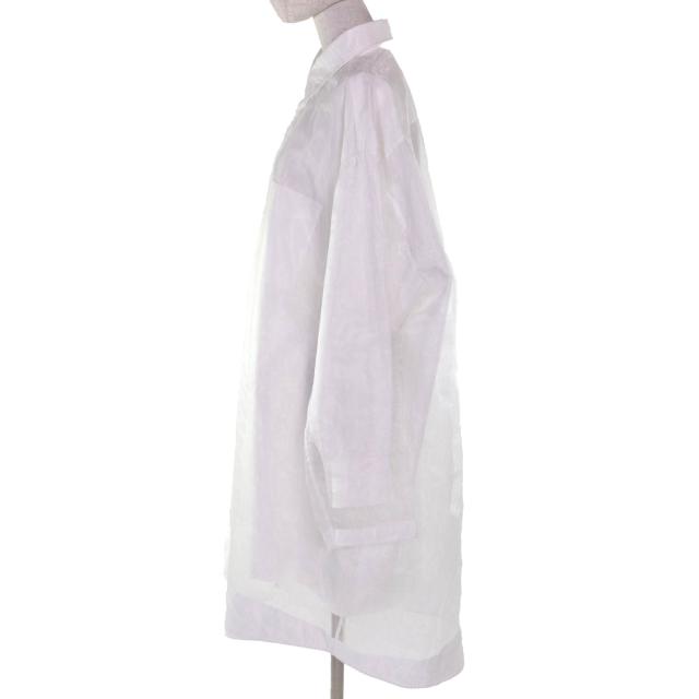 極美品◇Maison Margiela メゾンマルジェラ S29CT0972 コットン100％ シースルー レイヤード ロング長袖シャツ ワンピース 40 正規品_1