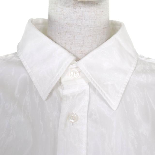 極美品◇Maison Margiela メゾンマルジェラ S29CT0972 コットン100％ シースルー レイヤード ロング長袖シャツ ワンピース 40 正規品_3