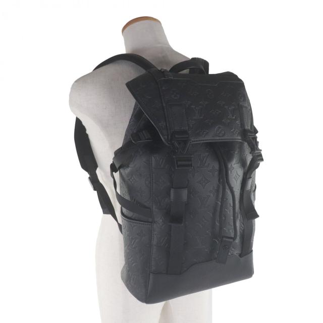 未使用品▼LOUIS VUITTON ルイヴィトン M24776 ゲットアウェイ・バックパック モノグラムシャドウ レザー ノワール メンズ 定価687500円_1