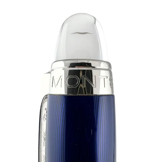 美品▲MONTBLANC モンブラン スターウォーカー ファインライナー ホワイトスター ボールペン クールブルー ドイツ製 メンズ_4