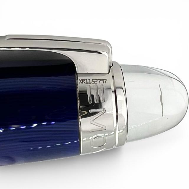 美品▲MONTBLANC モンブラン スターウォーカー ファインライナー ホワイトスター ボールペン クールブルー ドイツ製 メンズ_7