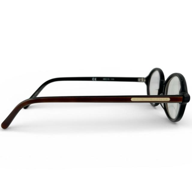 美品▲JEAN-PAUL GAULTIER ジャンポールゴルチエ 55-7003 メガネ 眼鏡 アイウェア ブラウン 48□19 145 度入り 日本製 メンズ