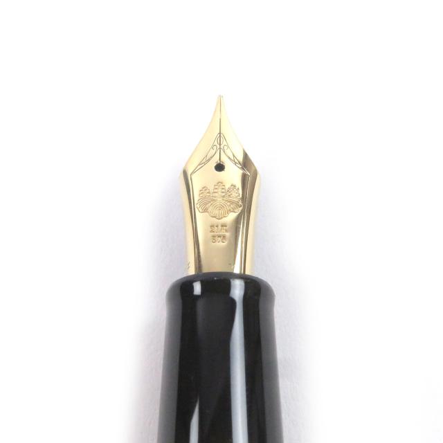 極美品□SAILOR セーラー ペン先21K Mニブ プロフェッショナルギア 内閣総理大臣特別慰労品 螺鈿蒔絵 桜流し 万年筆 ゴールド メンズ_3