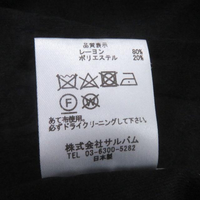 極美品□sulvam サルバム SP-J06-200 Stitch 2 button jacket 総柄 ステッチデザイン ジャケット S 日本製 正規品 メンズ_7