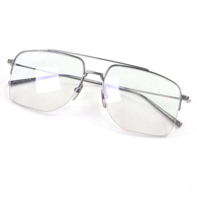 未使用品□DITA ディータ DTX191 ARTOA.13 ツーブリッジ メガネ 眼鏡 アイウェア ガンメタリック 56□16-145 日本製