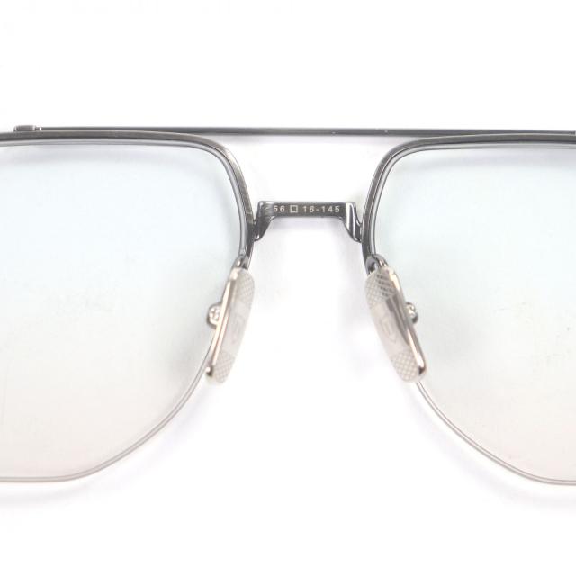 未使用品□DITA ディータ DTX191 ARTOA.13 ツーブリッジ メガネ 眼鏡 アイウェア ガンメタリック 56□16-145 日本製