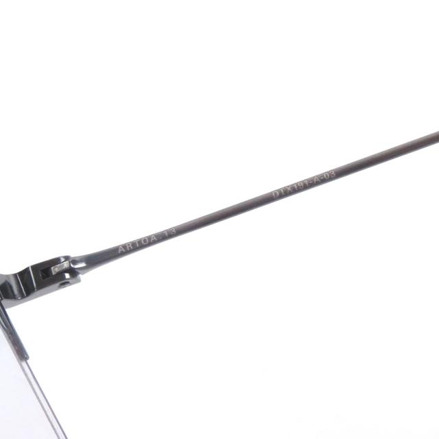 未使用品□DITA ディータ DTX191 ARTOA.13 ツーブリッジ メガネ 眼鏡 アイウェア ガンメタリック 56□16-145 日本製