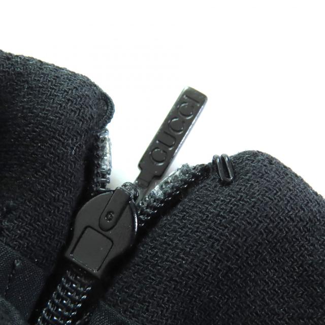 極美品◇GUCCI グッチ 813807 コットン100％ GGボタン ドレス ワンピース ブラック 42 ハンガー・ガーメント付き 伊製 正規品 レディース_6